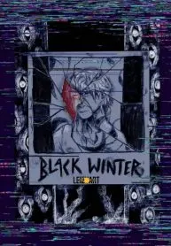 black winter : The chandelier is black